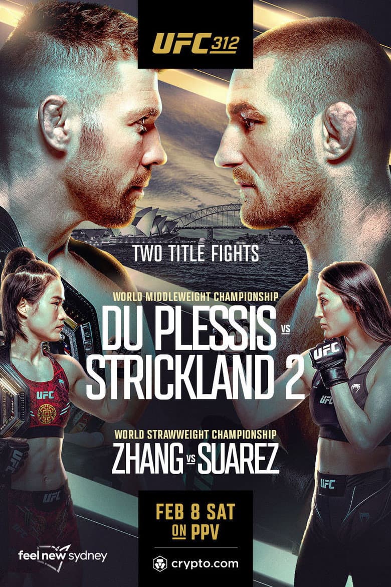 UFC 312: Du Plessis vs. Strickland 2 2025 4K download